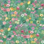 Flowers by Blubellgray Collection for Lewis & Irene Fabrics