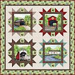 Covered Bridges in Spring Boxed Quilt Kit