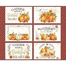 Gather with a Grateful Heart placemat panel