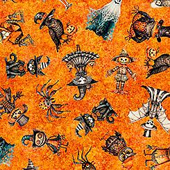 Jeepers Creepers Orange Character Toss