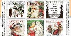Classic Christmas Patchwork Panel