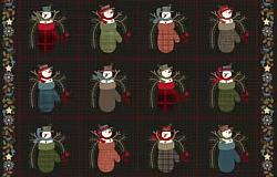 Holly Jolly Flannel Panel