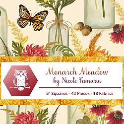 Monarch Meadow Precut 5" Squares