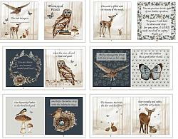 Whimsical Woods Multi Book Panel