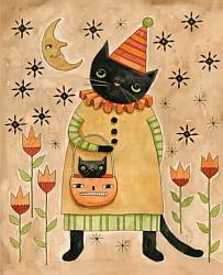 Spooky Cat Panel