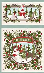 Snowtop Mountain Flannel Panel