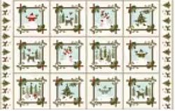 Snowtop Mountain Flannel Panel Squares