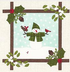 Snowtop Mountain Flannel Panel Squares