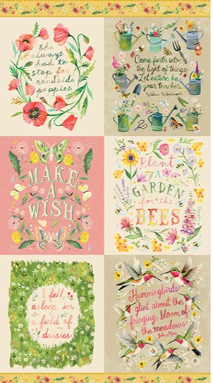 Into the Meadow by Katie Daisy for Benartex