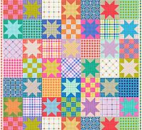 Patchwork Joy 6" Star Squares