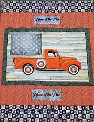 Red Truck Panel Quilt
