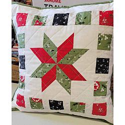 Festive Star Pillow First Class only