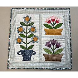 Appliqued Spring Wall Hanging