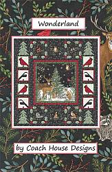 Winter Forest Quilt Pattern (black)
