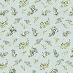 Blue Fern Toss - Blessed by Nature by Lisa Audit of Wilmington Fabrics
