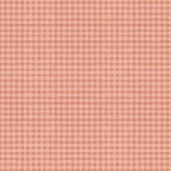 Peach Gingham - Blessed by Nature by Lisa Audit of Wilmington Fabrics