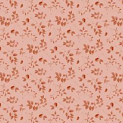 Peach Leaf Toss - Blessed by Nature by Lisa Audit of Wilmington Fabrics