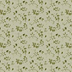 Green Leaf Toss - Blessed by Nature by Lisa Audit of Wilmington Fabrics