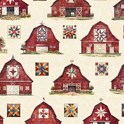 Heartland Barns by Morris Creative Group for QT Fabrics