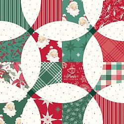 Christmas Petals Cheater Print Collection in Holiday by My Minds Eye for Riley Blake Designs