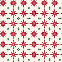 Christmas Starbursts Cream, Merry Little Christmas by My Minds Eye for Riley Blake Designs