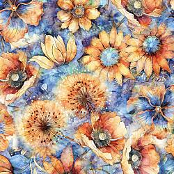 Midnight Blooms Packed Floral by Morris Creative Group for QT Fabrics