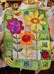 Spring Flowers Wall Hanging