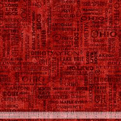 Words Red All Ohio Shop Hop