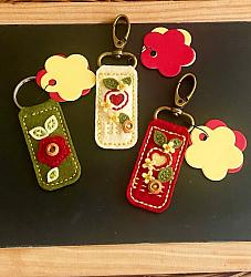 Stitched Key Fob/Purse Charm