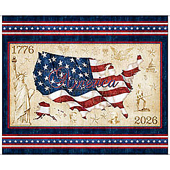 1776 American Flag Panel by QT Fabrics