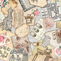 Sewing Ephemera Gray
