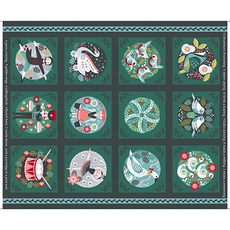 12 Days of Christmas QT Fabrics