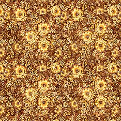 Packed Floral Cedar & Sage Gold