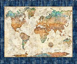 World Map Panel Nauticus