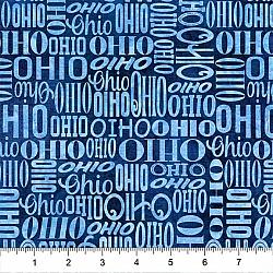Ohio Words-Blue Cornflower
