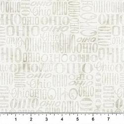 Ohio Words-Neutral Cream