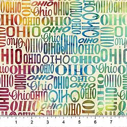 Ohio Words-Multi Rainbow